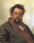 Ilya Repin Portrait of Modest Mussorgsky Sweden oil painting artist